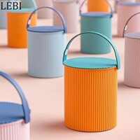 Xô nhựa 10L thiết thực có nắp đậy, lý tưởng để sử dụng tại nhà với nhiều màu sắc khác nhau