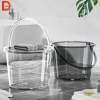 Xô nhựa có nắp đậy dung tích 14L trong suốt chất liệu nhựa Acrylic dày dặn