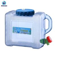 Xô nhựa ngoài trời có nắp và vòi, Xô di động, Hộp đựng nước có thể tái sử dụng BPA