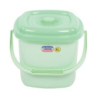 Xô Nhựa Vuông Có Nắp Duy Tân (8L)