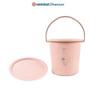 Xô nhựa, xô đựng nước, xô 15L có nắp Hokori 5238 Nhựa Việt Nhật shop