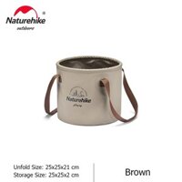 Xô Nước Dã Ngoại Đa Năng Gấp Gọn Naturehike NH20SJ040 - Khaki - 10L