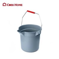 Xô nước nhựa màu xám 10L và 14L - 10L