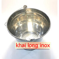 Xô Quai Inox Có Nắp Đủ Dung Tích