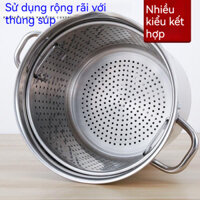 Xô xả nước inox, nồi đa năng, xô thực phẩm om thương mại, xô rò rỉ, xương, xô thoát nước