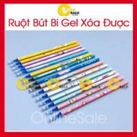 🔥Xóa Được🔥 Ruột Bút Bi Gel Tẩy Xóa Được ngòi 0.5 mm sẵn 2 màu Đen Và Xanh ngòi viết mực nước dùng cho học sinh sinh viên