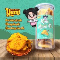 Xoài lắc muối ớt Trạm ngọt Yumi đồ ăn vặt hoa quả trái cây khô chua ngọt cay thơm ngon vệ sinh