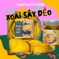 Xoài sấy dẻo KINGTASTY FOOD xoài sấy dẻo đồ ăn vặt, không đường tốt cho bà bầu, ăn kiêng, giảm cân