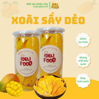XOÀI SẤY DẺO / XOÀI SẤY MUỐI ỚT IDELI FOOD hũ pet 500g