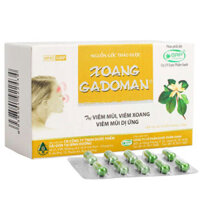 Xoang Gadoman, điều trị giảm đau, viêm mũi, viêm xoang, sổi mũi, nghẹt mũi