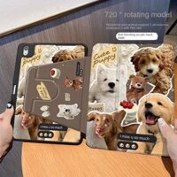 Xoay 360 Độ Thông Minh Cho iPad Air 6 Ốp Lưng iPad 10th Gen Air 5th 4th 10.9 Pro 11 2 / 3 / 4th iPad 10.2 9th 8th Flip Cover