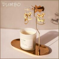 Xoay đèn lồng xoay nến lãng mạn nến cô gái trái tim hương liệu nến ngày lễ giấc mơ quà tặng đồ trang trí cổ điển