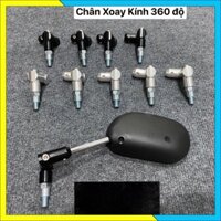 Xoay Kính 360 độ Mẫu V2 [TẶNG kèm ỐC nâng kính] Kính xoay 360 độ dành cho các loại xe [SALE]