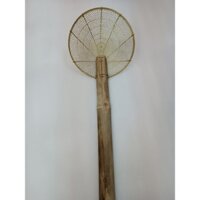 Xóc mì, vợt chiên cán tre size trung ( 20 cm)