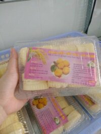 Xôi chiên phồng cắt lát sẵn