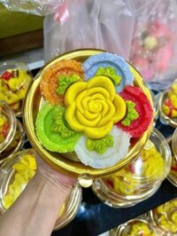 Xôi ngũ sắc đậu xanh