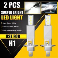 Xoitop 2 Chiếc 2000LM H1 Bóng Đèn Pha LED Đầu Ô Tô Đèn Sương Mù 6000K Trắng 12V-24V Siêu Sáng, Cắm Và Chạy Fanless VN