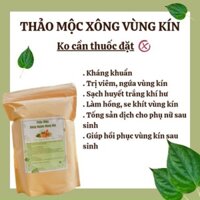 Xông vùng kín 8 loại thảo mộc giúp se khít,giảm thâm,hết viêm ngứa