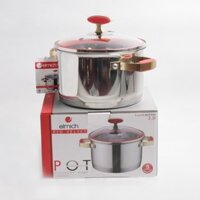 Xoong Elmich inox 304 Red Velvet 18cm