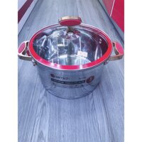 Xoong Elmich inox 304 Red Velvet 20cm EL - 5268