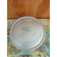 Xoong Gang Trắng số 20 kích thước 25.5cm* 11cm dùng siêu bền,đẹp và chống dính tốt