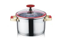 Xoong nồi inox 304 Elmich Red Velvet 24cm