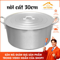 Xoong nồi nhôm nấu canh, kho cá kích thước 30cm