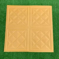 Xốp 3D giả da p8 màu vàng