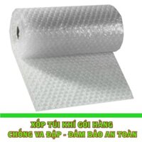 Xốp bong bóng khí khổ 1.4m dài 30m màng hơi gói hàng chống sốc - STN