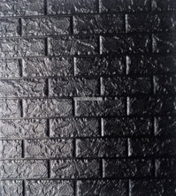 Xốp đá dán tường màu đen (8mm)