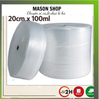 Xốp Hơi Bong Bóng 20Cm X 100M - Xốp Hơi Bọc Hàng Chống Sốc