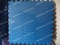 Xốp lót sàn vân lá xanh dương 60×60 Sài Gòn