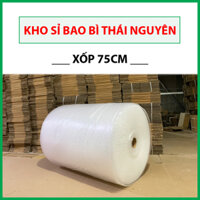Xốp Nổ 75cm x 100m (LOẠI 1 Đủ Cân) - Cuộn Bóng Khí Gói Hàng, Xốp Bọc Hàng Chống Sốc Giá Tận Xưởng