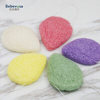 Xốp rửa mặt Konjac tự nhiên, Miếng Bọt biển rửa mặt, dụng cụ làm sạch mặt, bóng tạo bọt thấm nước mềm mại, mặt siêu mềm