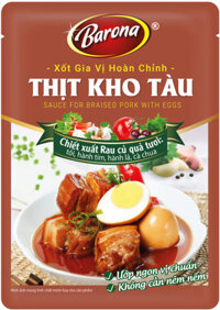 Xốt Gia Vị Hoàn Chỉnh Barona- Thịt Kho Tàu 80g