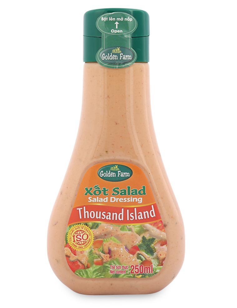 Xốt salad Thousand Island Golden Farm chai 250ml