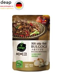 Xốt Ướp Bulgogi Bibigo Vị Mặn Ngọt Gói 80G DEEP37 www.yeuhangduc.vn sẵn sàng cho bạn