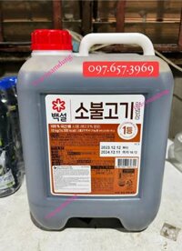 XỐT ƯỚP BULGOGI BÒ hàn quốc CJ 10KG