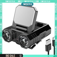 Xpe LED Hat Clip Light Type-C USB Sạc Sóng Cảm Biến Đèn Pha IPX4 1500mAh