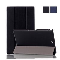 Xperia Z3 CaseStand Folio Leather Smart Cover for Sony 8  Tablet Xperia Z3 Black