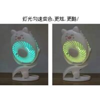 [XPK365] Quạt mini tích điện kẹp bàn siêu mát - mẫu mới 2019