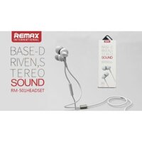 [XPK365] Tai nghe Remax RM-501 - Hàng Chính Hãng - Chất âm ấm - Bass mạnh - Cách Âm tốt