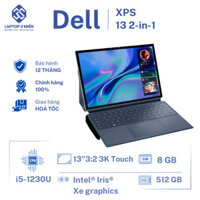 XPS 13 2-in-1, Core™ i5-1230U, RAM 8 GB, SSD 512 GB, Intel® Iris® Xe graphics, 13" 3:2 3K Touch