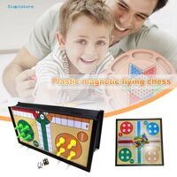 Xps 25cm Ludo Board Game ic 5 Trong 1 Nhựa Có Bàn Cờ Gấp Ludo Cờ Vua Cho Trẻ Em Trẻ Em