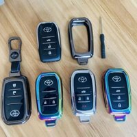Xps1 Bộ Xe Sửa Đổi Vỏ Chìa Khóa Hợp Kim Vỏ Bảo Vệ Cho Xe Toyota 2 Nút 3 Nút Vios Gen 2 Gen 3 Gen 4 Yaris Avanza Fortuner Hilux Rush Innova Camry Rav4 Corolla GLI