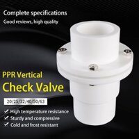 [Xsa1] Van kiểm tra dọc PPR 50 / 63mm Phụ kiện ống nước Van một chiều Phụ kiện chuyển đổi khớp nhựa Phụ kiện cải tạo gia đình