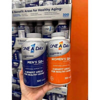 (XT Usa)[Date 2025]Viên Uống Tổng Hợp Nam Nữ Trên Dưới 50 Tuổi One Day 50+ Hộp 300v