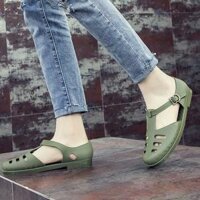 xu hướng cao su dép nam Bao Đầu cổ điển retro hoài cổ của Việt Nam dép La Mã thường không thấm nước trượt mùa hè