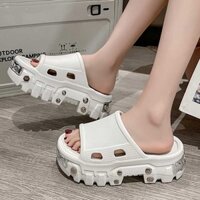 Xu Hướng Mới Balengaga Cặp Đôi Sandal Nền Tảng Phong Cách Punk Tăng Cường Dày Trượt Sandal Dành Cho Nữ Nam Sinh Viên