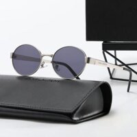 Xu hướng thời trang Metal Ellips That Woman Can Use Luxury Sunglasses Star Same Sunglasses 9198